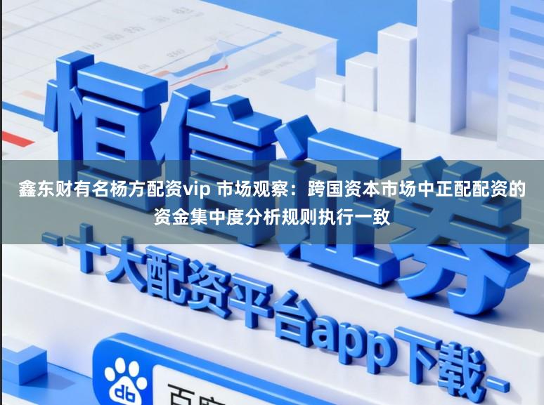 鑫东财有名杨方配资vip 市场观察:跨国资本市场中正配配资的资金集中度分析规则执行一致